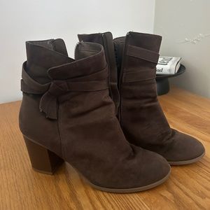 Brown booties